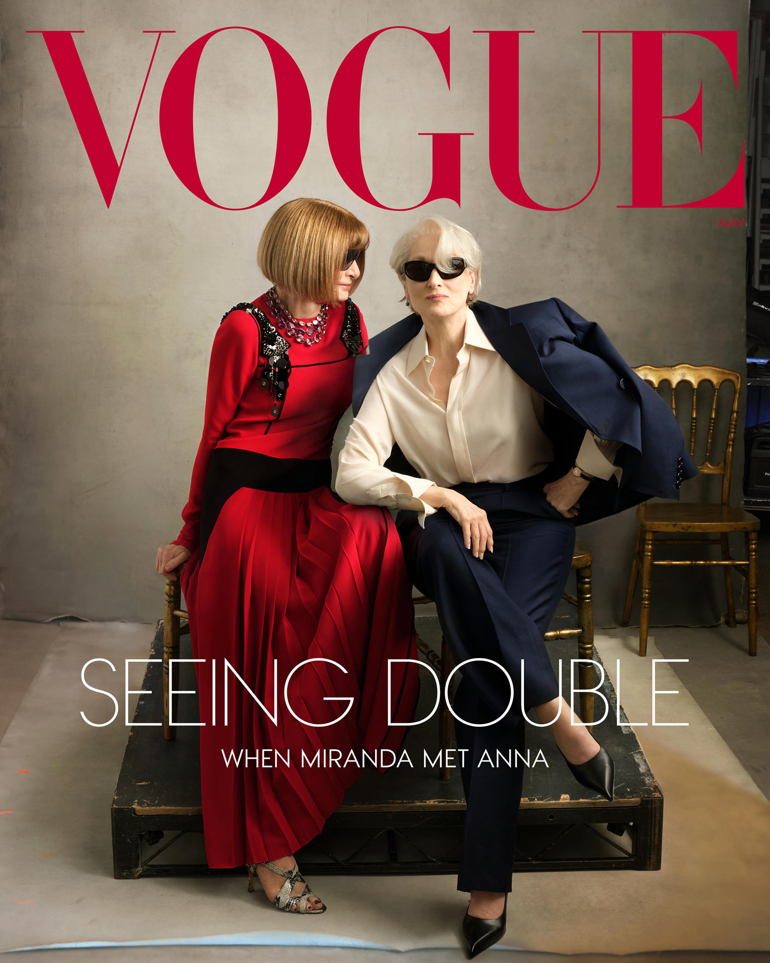 Meryl Streep y Anna Wintour protagonizan la nueva portada de Vogue: ¿quién las vistió?