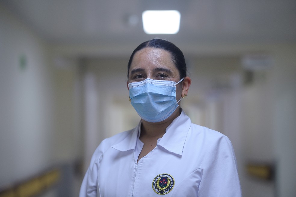 Sandra Ochoa, coordinadora del Departamento de Enfermería del el Hospital Infantil Universitario de San José, Bogotá.