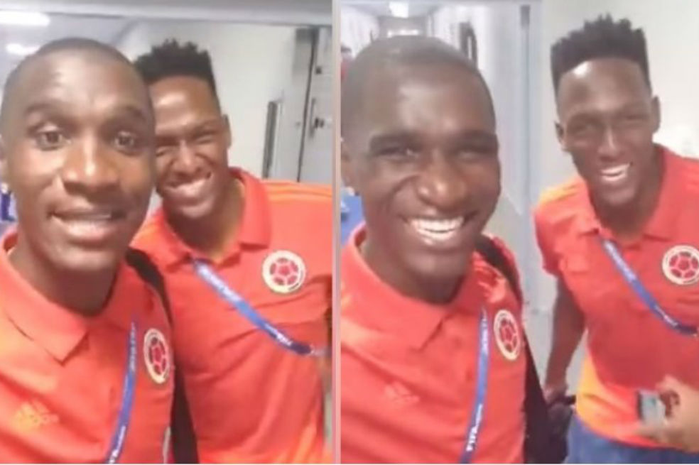 Que no se trabaje el martes: el divertido llamado de Yerry Mina y Cristian Zapata