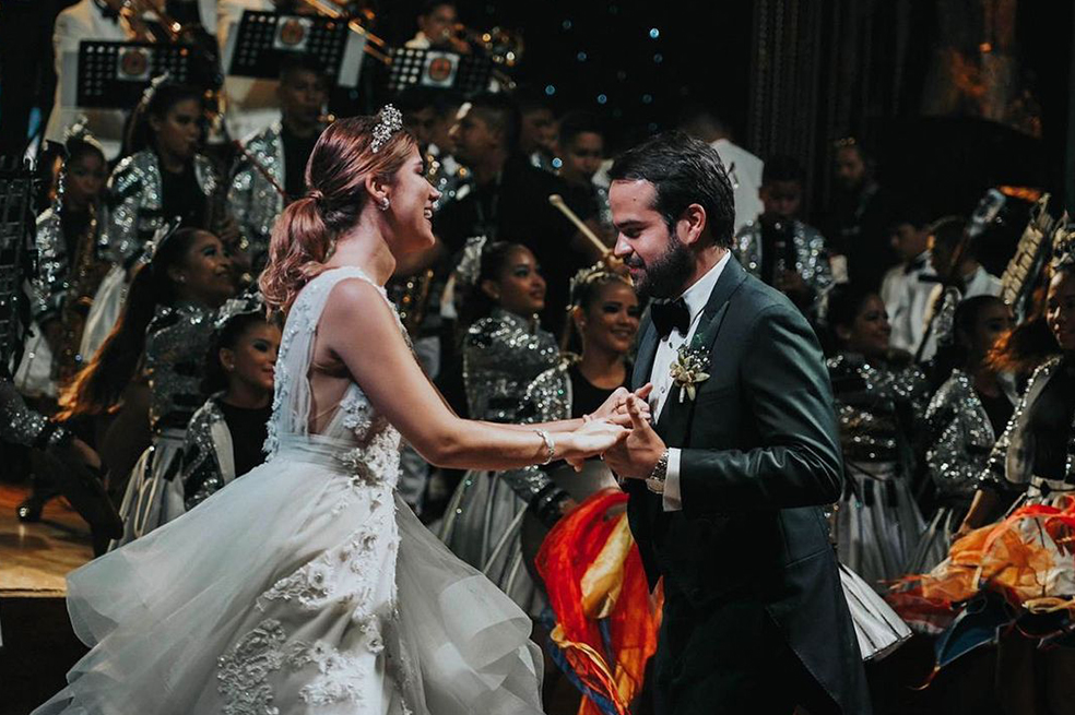 Andrea Jaramillo y Felipe Restrepo contrajeron matrimonio en Barranquilla en abril del 2019.