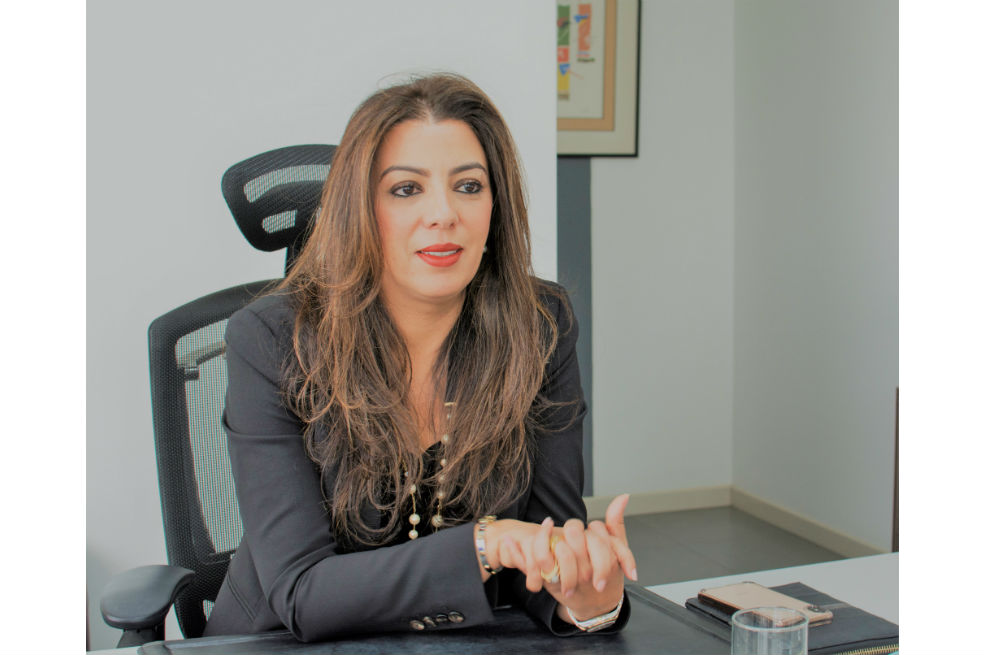 La embajadora de Marruecos en Colombia, Farida Loudaya, dice que en Corferias se puede disfrutar de una muestra artesanal de su país.  / Cortesía