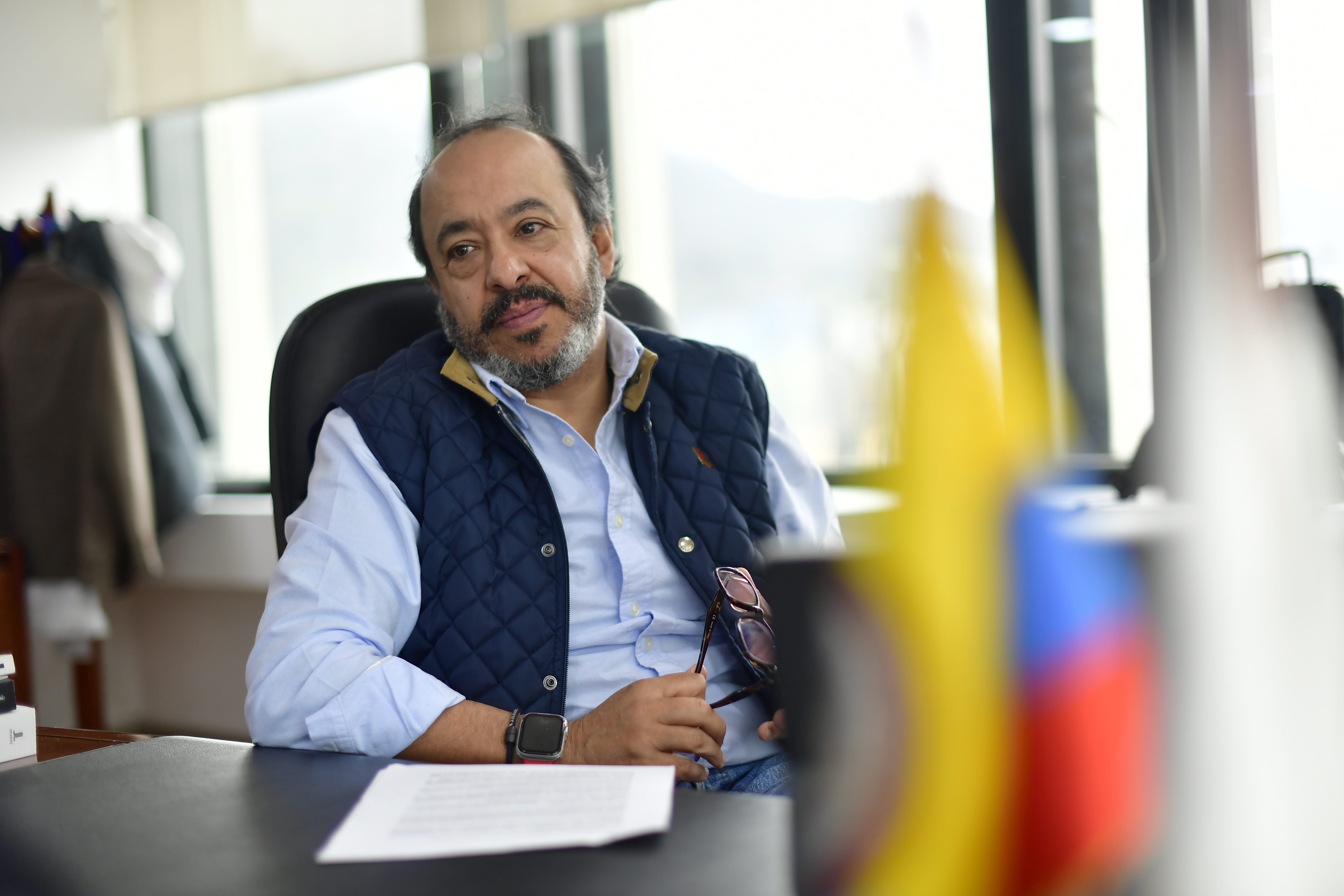 Presidente del partido político Cambio Radical, en entrevista.