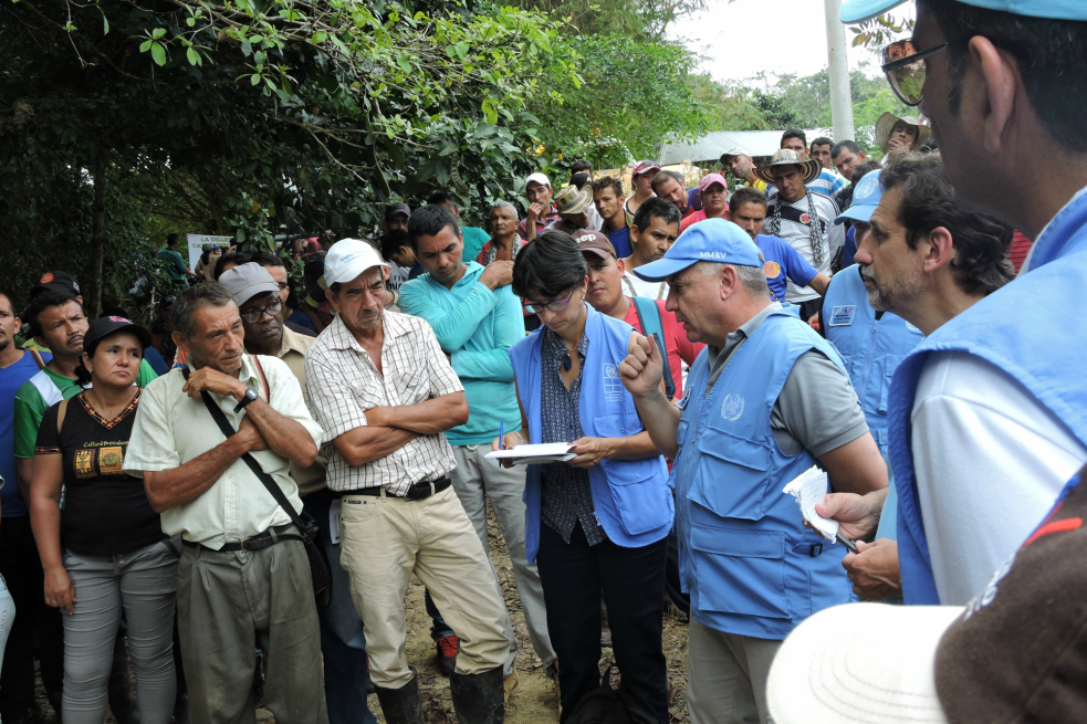 Yo estuve coordinando observadores de la ONU en la dejación de armas de las Farc