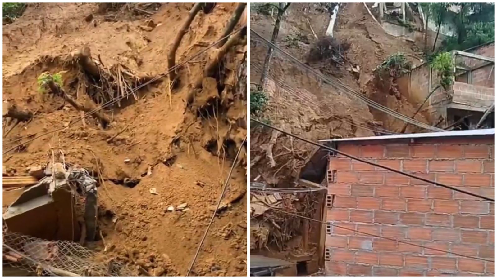 Nuevo derrumbe en zona con orden de evacuación en Villatina, Medellín