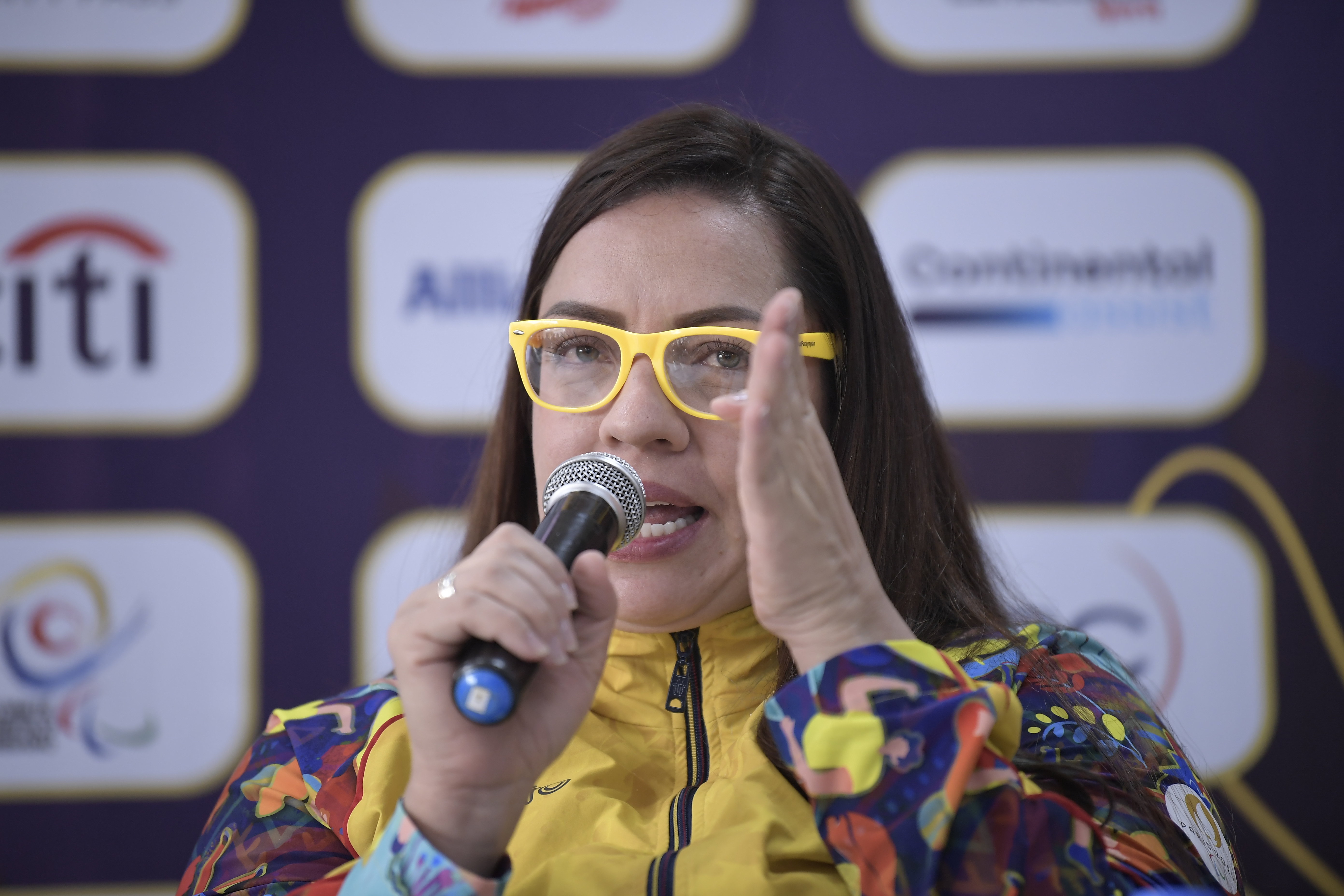 Atleta colombiana, medallista paralímpica en los Juegos Paralímpicos de París 2024.