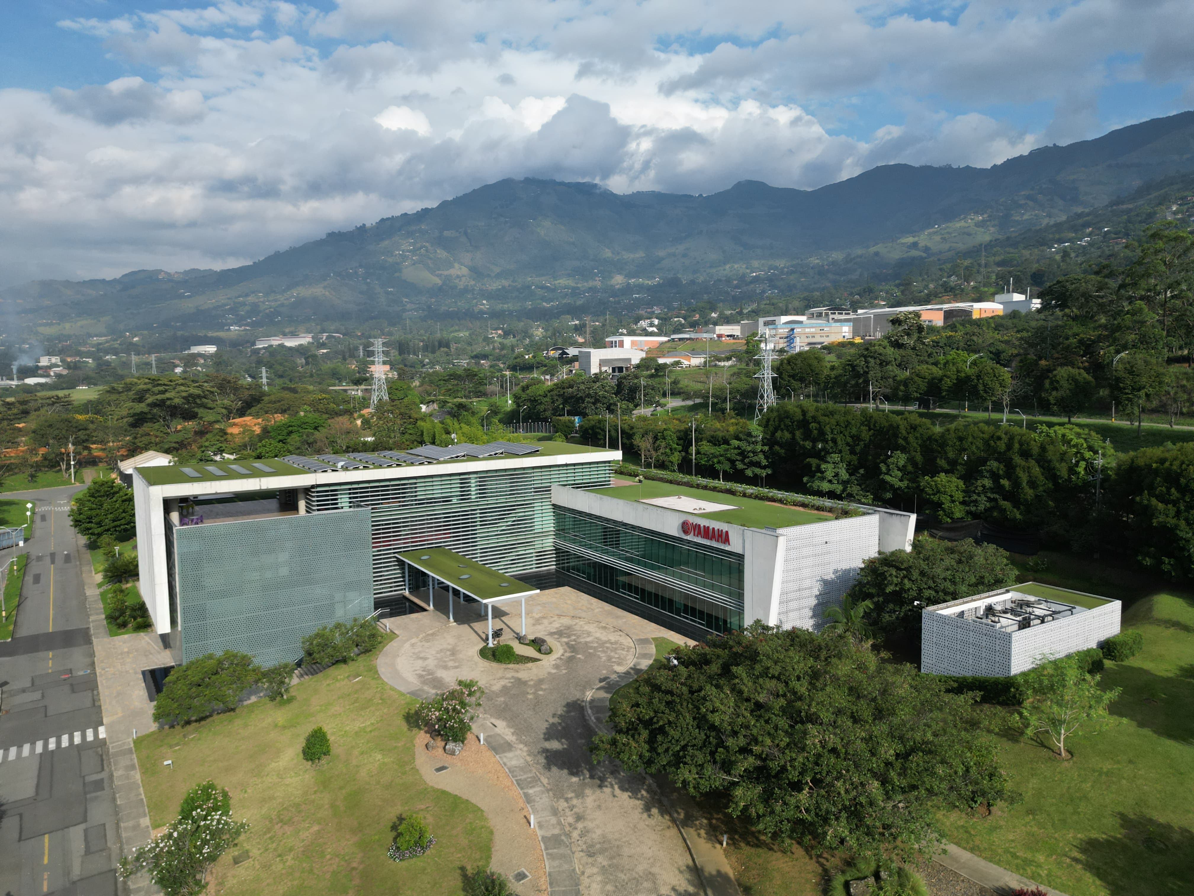 Sede de la empresa Incolmotos Yamaha, en Girardota, Antioquia.
