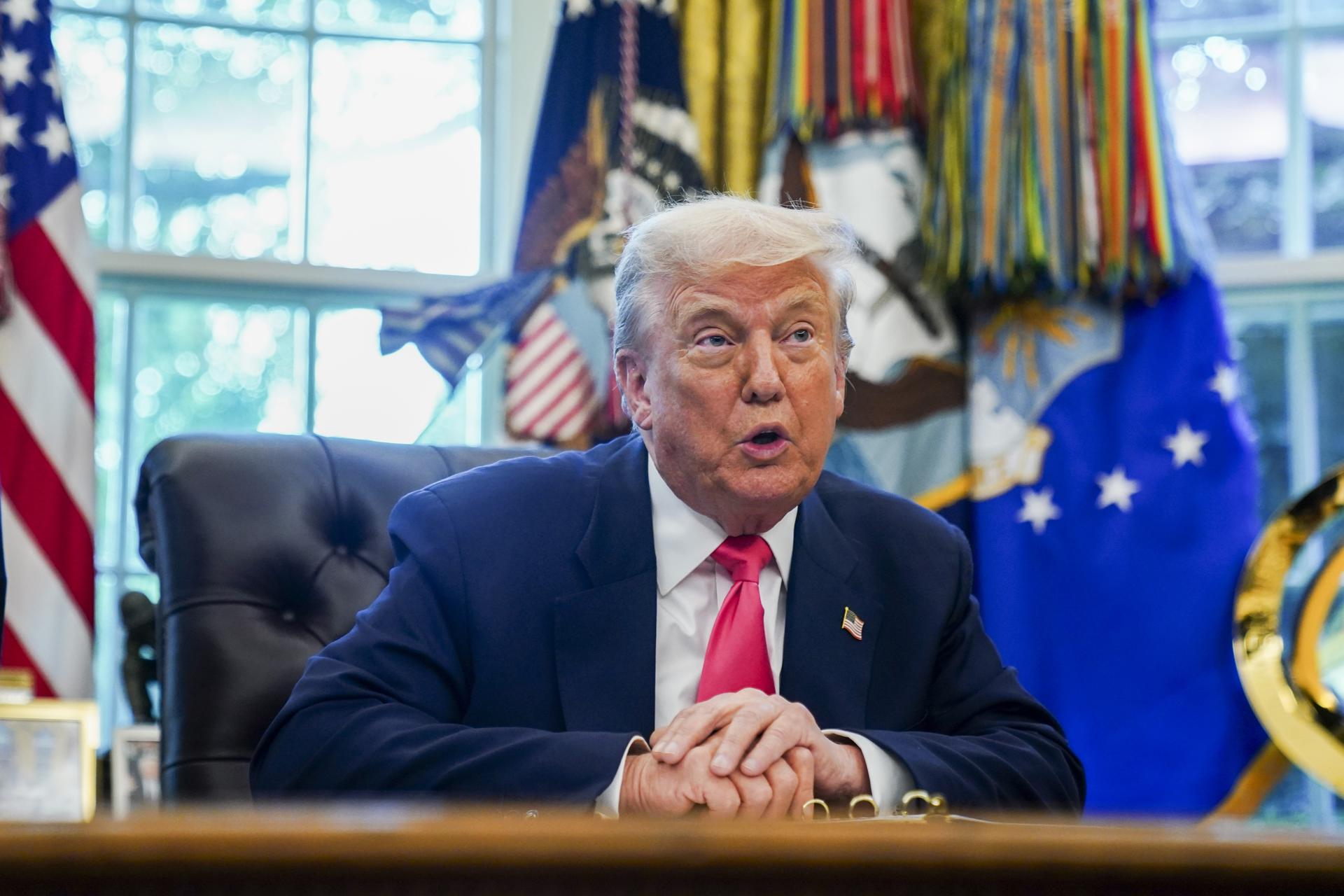 Trump se pronunció sobre Gaza, la cumbre en Alaska con Putin y el juicio a Bolsonaro