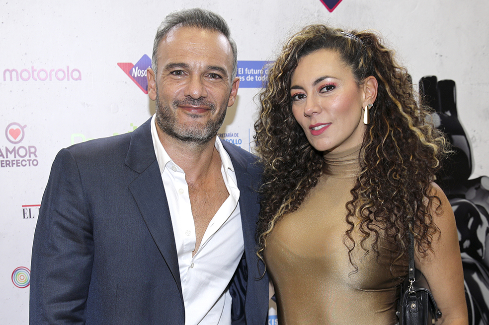 Juan Carlos Messier y Andrea Guzmán