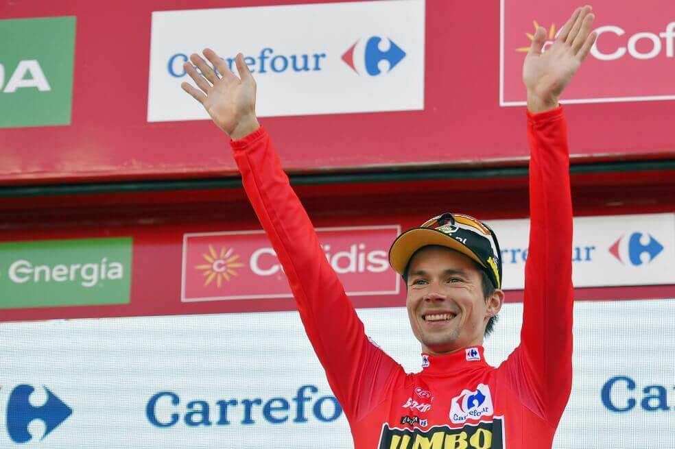 Roglic sigue líder de la Vuelta, Pogacar y López le recortaron tiempo a Valverde