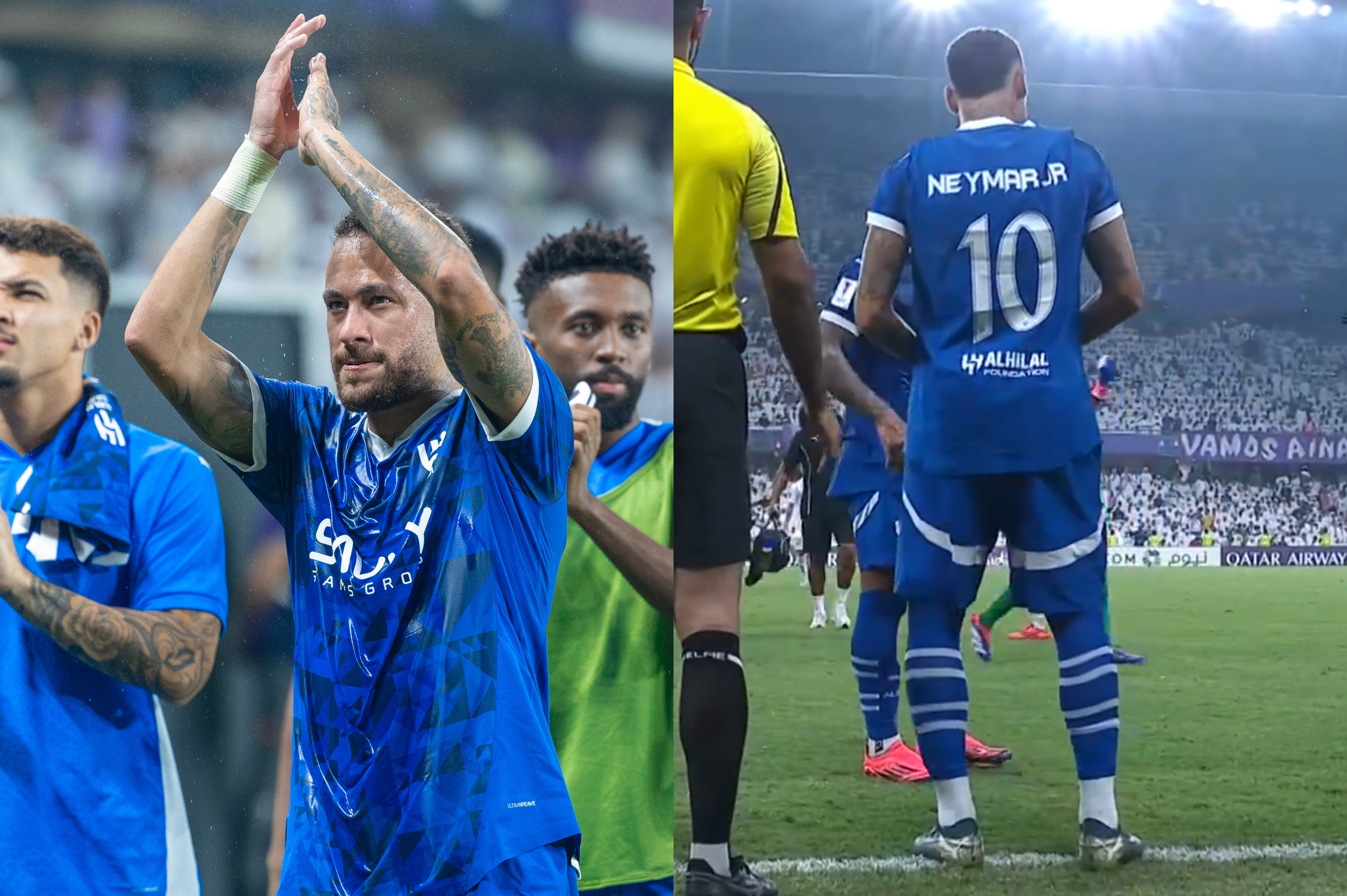 Video: Neymar, un año después de su dolorosa lesión, volvió a las canchas