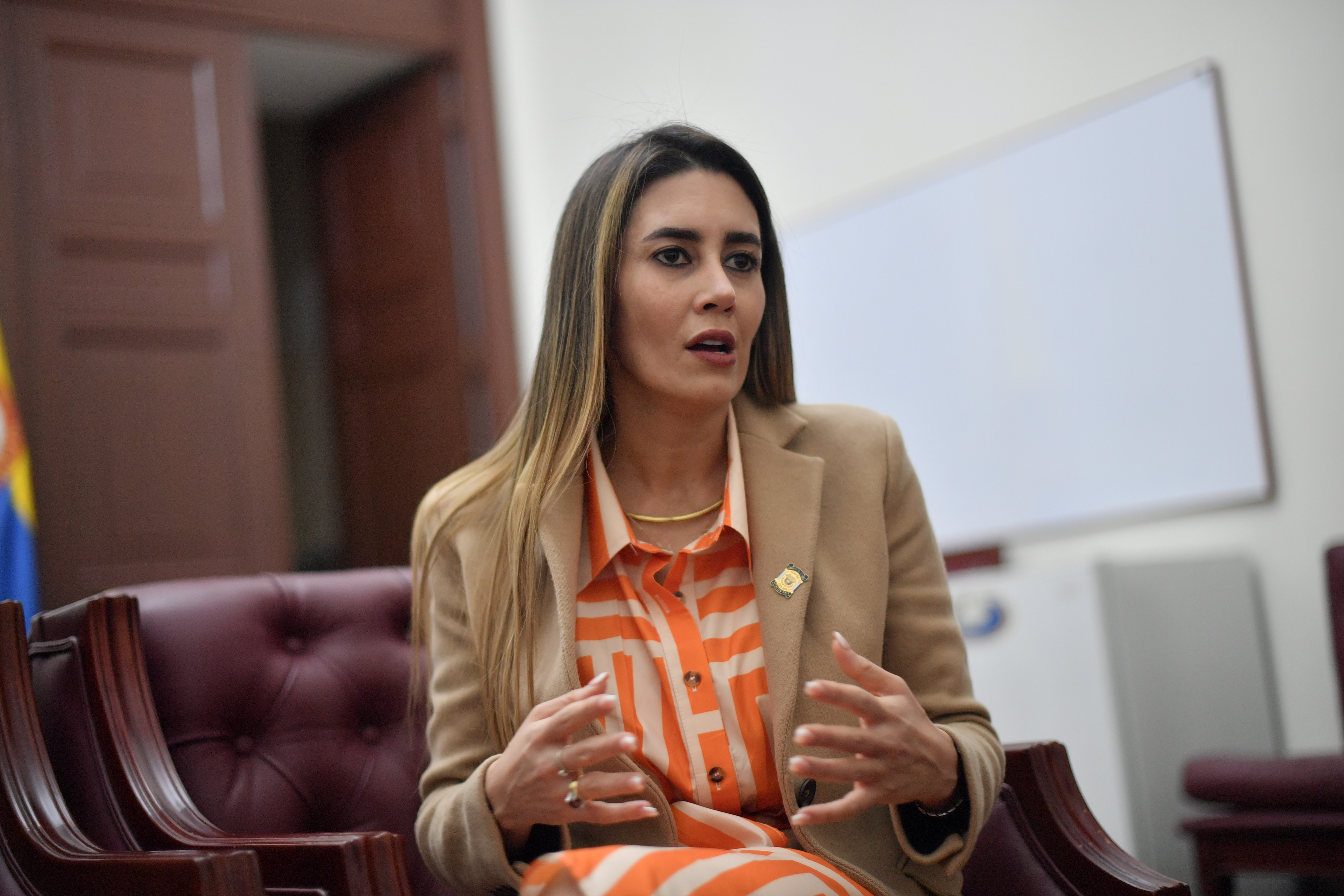 “Esperamos que llegue muy puntual”: Erika Sánchez previo a moción de censura a Leyva