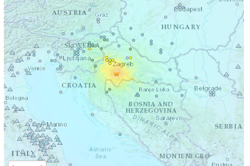 Mapa de la zona afectada.