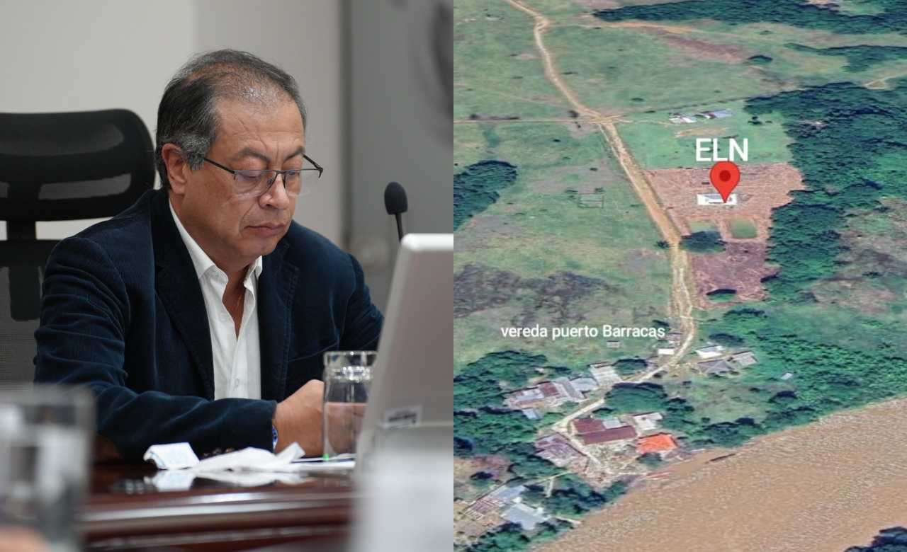 Petro publicó supuesta ubicación del ELN en Catatumbo y envió mensaje a ese grupo