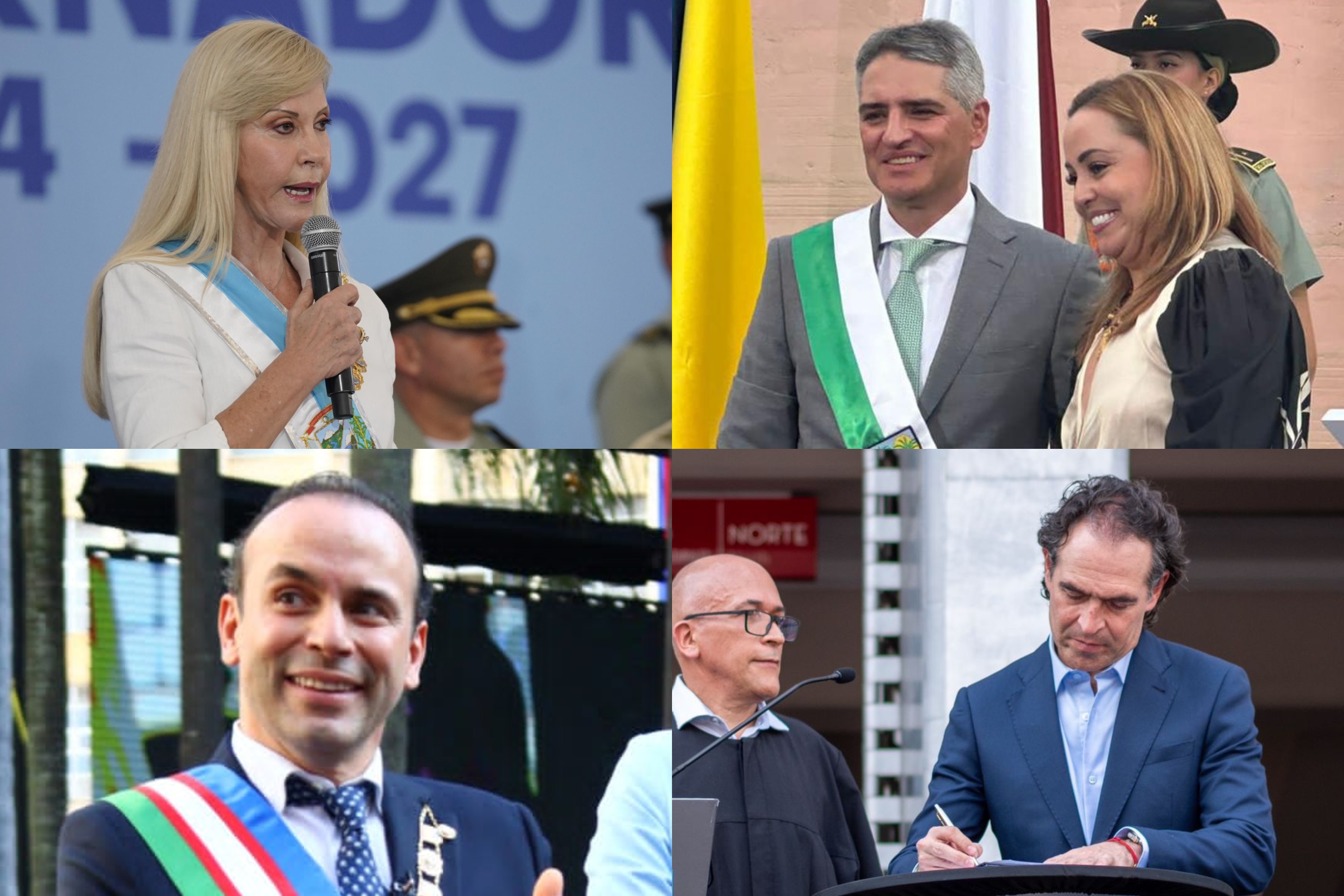 Seguridad y otros retos que se impusieron alcaldes y gobernadores en su toma de posesión