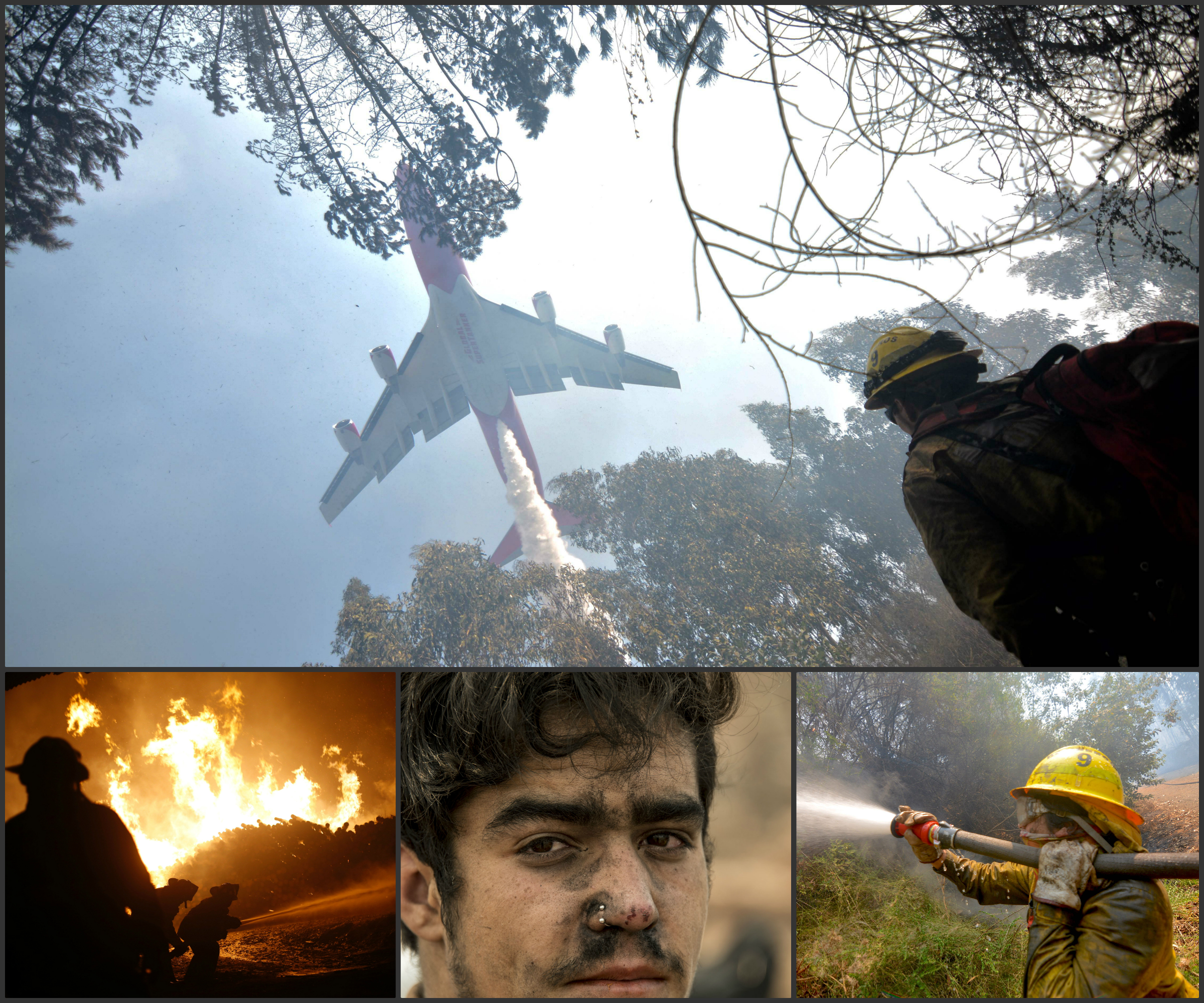 Así es la batalla de Chile contra el fuego