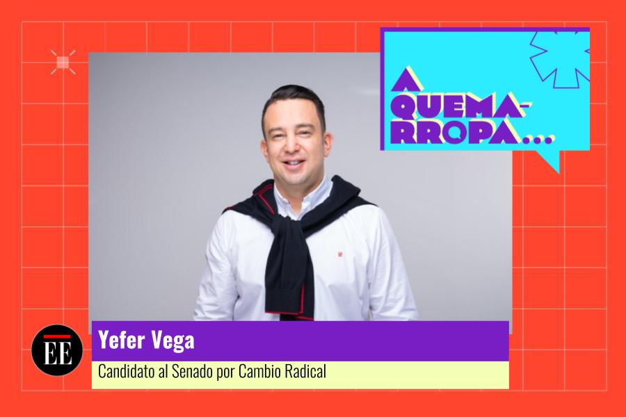 A Quemarropa con Yefer Vega, candidato al Senado por Cambio Radical