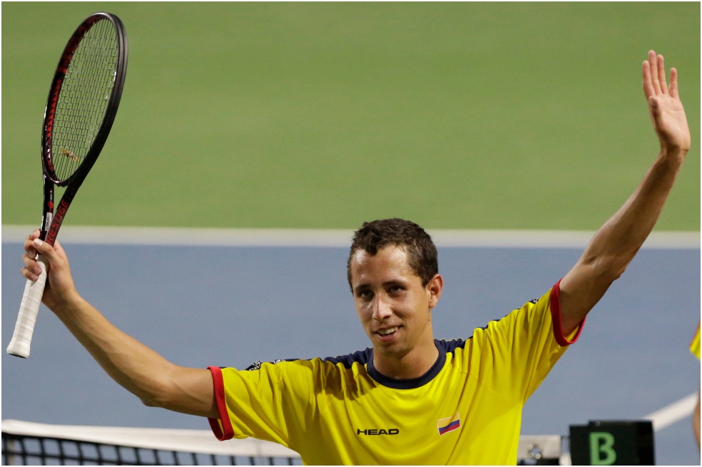 Por Copa Davis, el santandereano Daniel Galán ha ganado seis partidos y ha perdido tres.