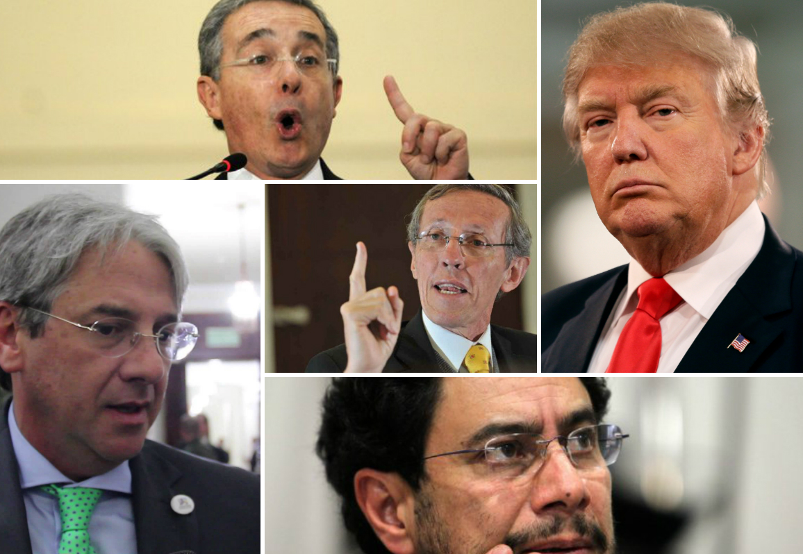 Cuestionan reunión entre Trump, Uribe y Pastrana