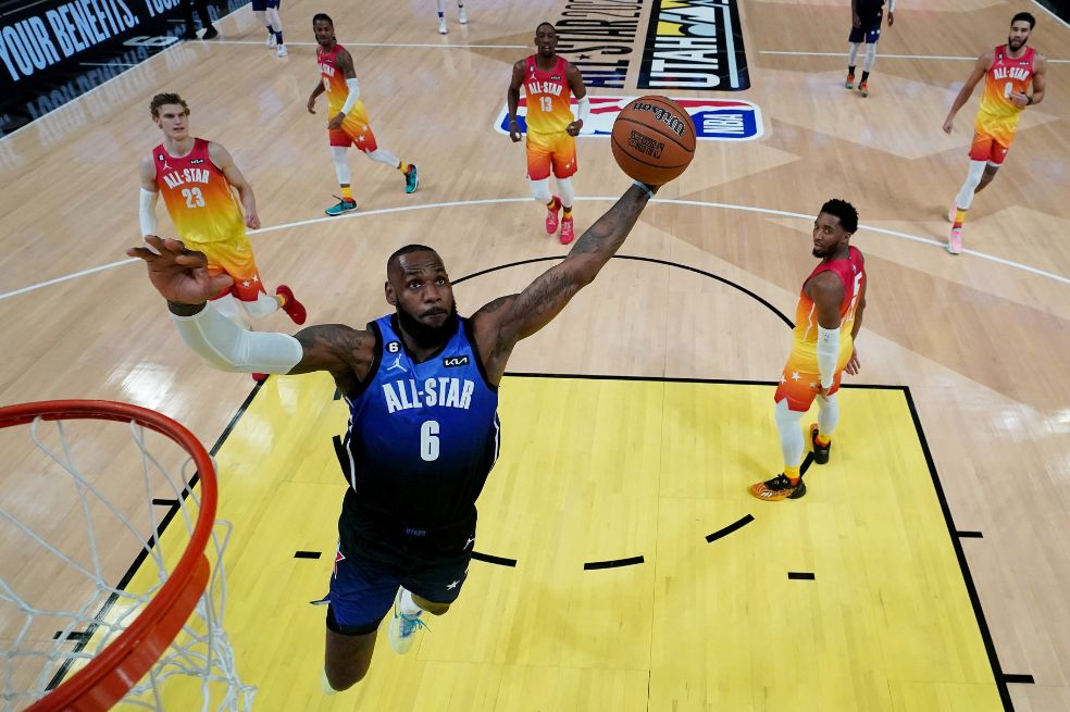 Nos queda siempre el “show”: las mejores imágenes del All-Star Game de la NBA