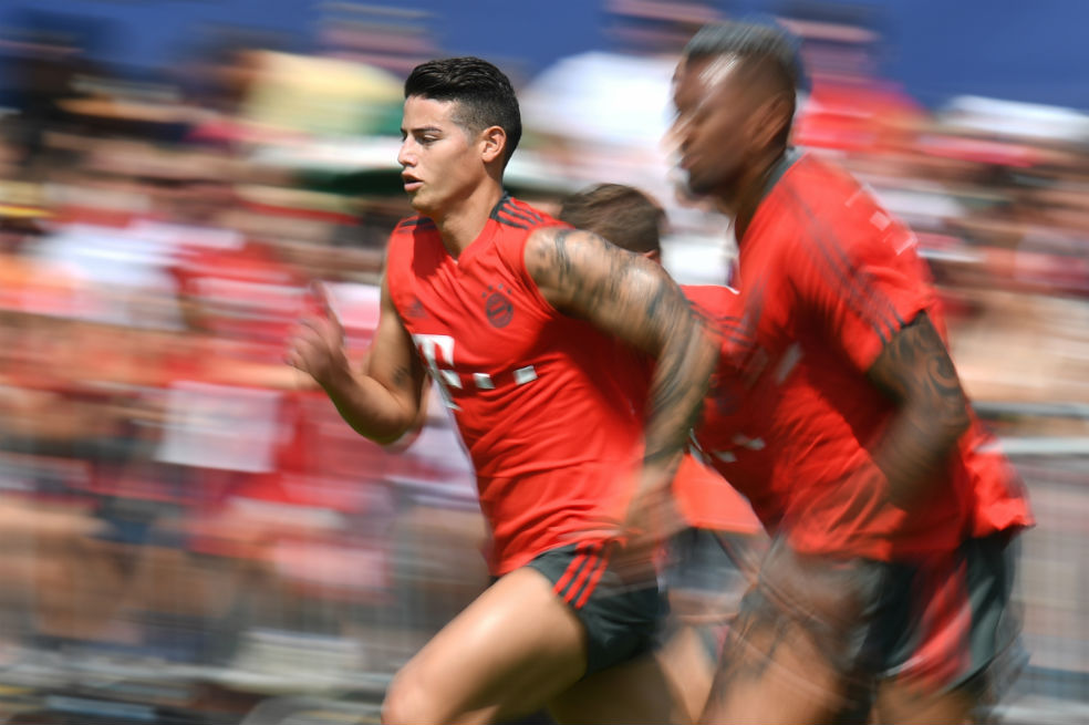 James Rodríguez y un exigente test de rendimiento con el Bayern