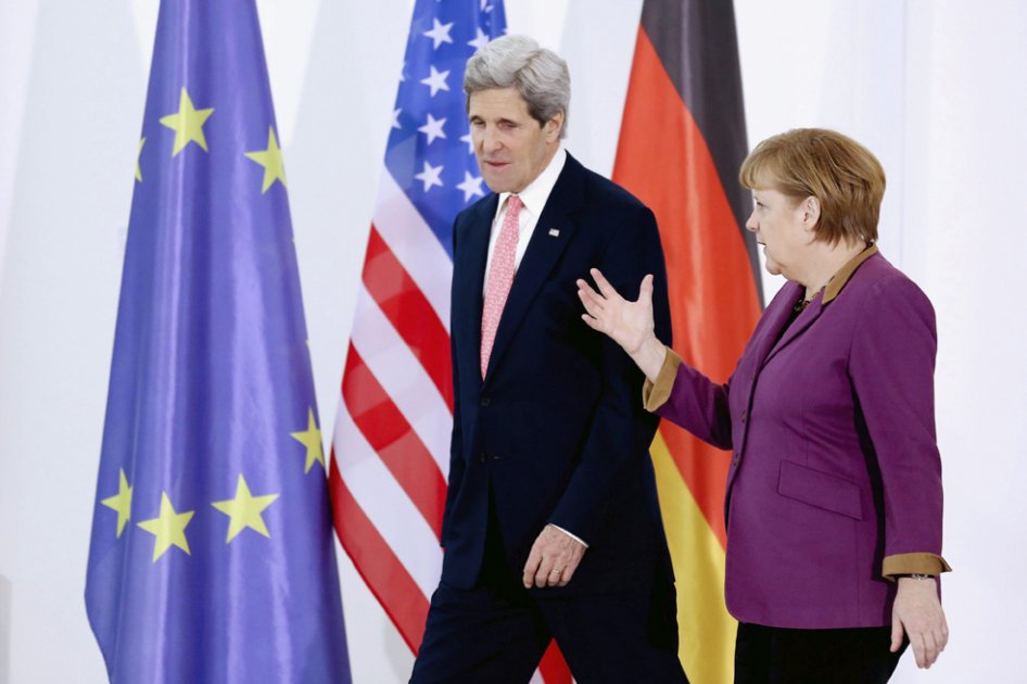 Kerry y Merkel dan alas a TLC para activar economías