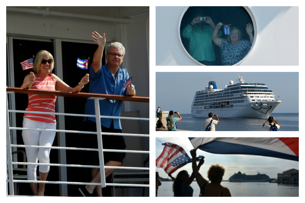 Tras cincuenta años de guerra fría, un crucero estadounidense llega a La Habana