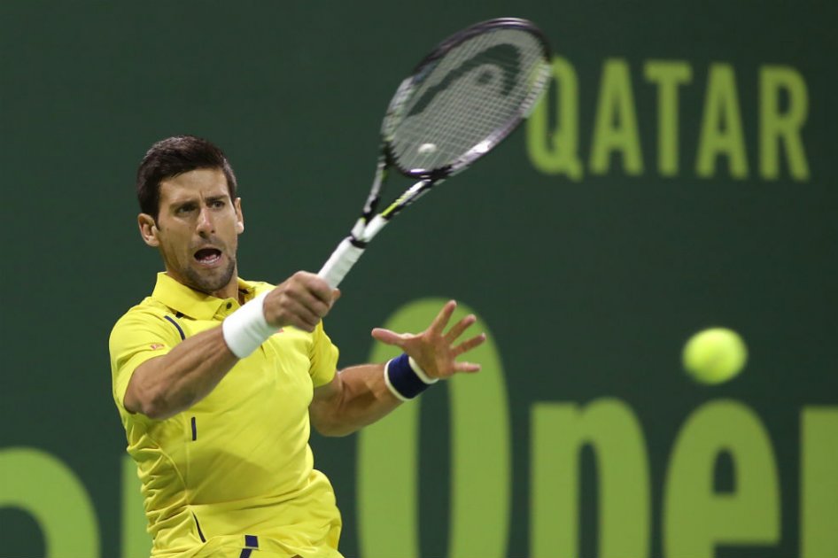 Novak Djokovic venció a Nadal en la final de Doha. Foto: AFP