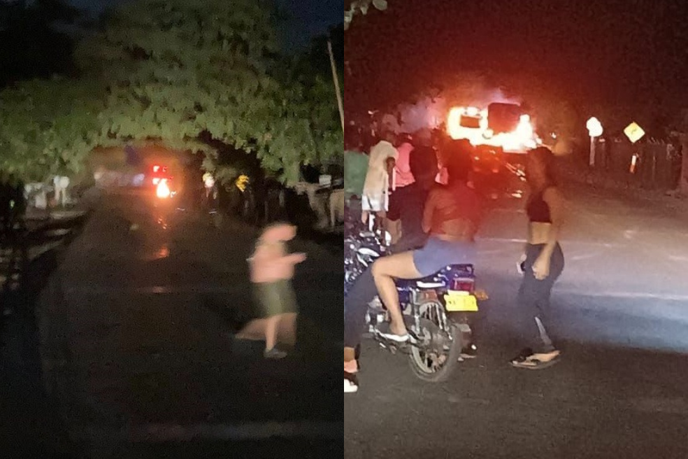 Carro bomba en la vía Panamericana deja una mujer muerta y dos policías heridos