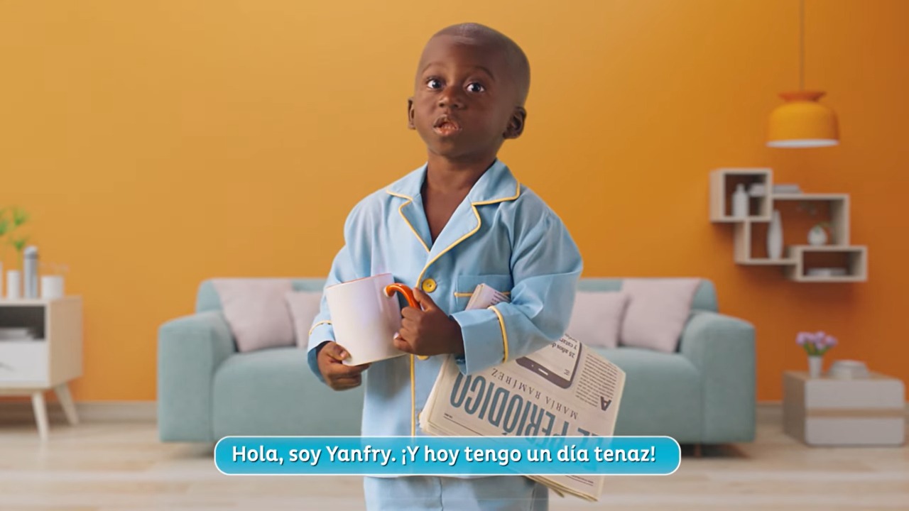 Yanfry creció y reapareció con tierno comercial