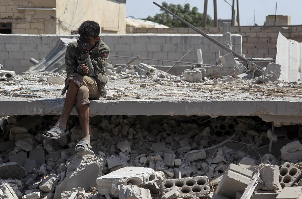 Escalada de ataques en Idlib genera nuevamente miles de desplazados sirios