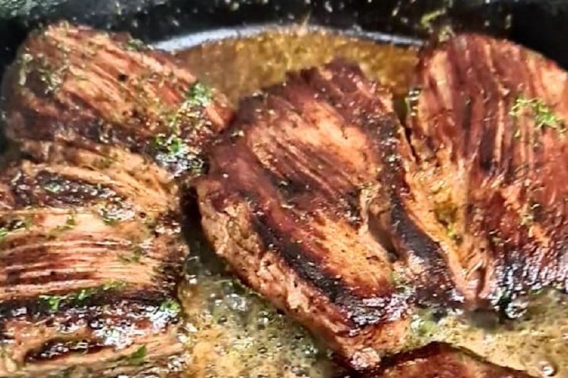Receta para preparar cabecita de lomo con cilantro, ajo y limón