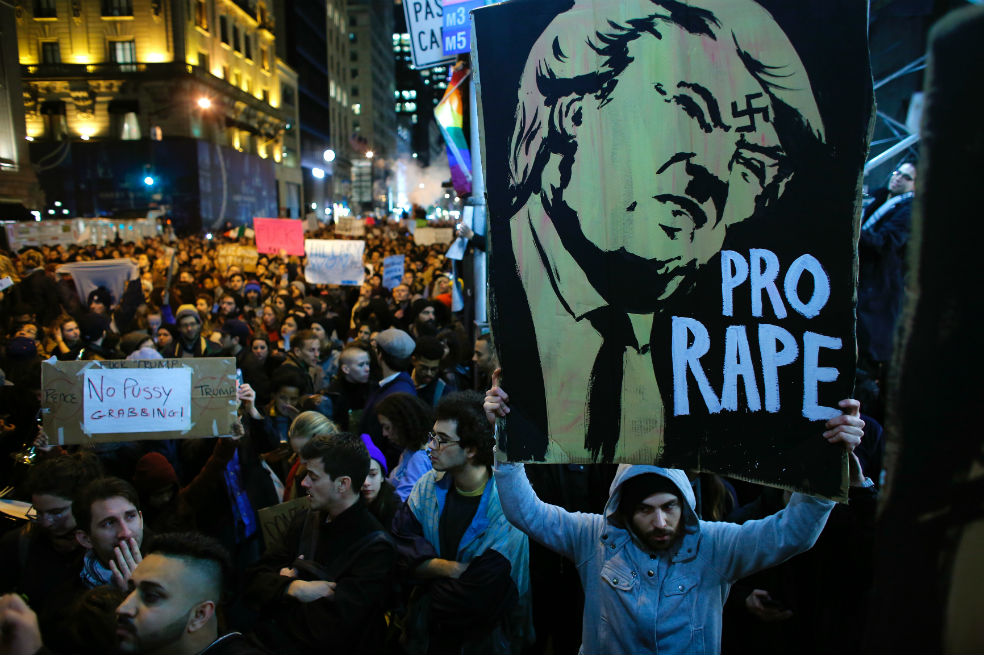 Las múltiples protestas anti-Trump alrededor de Estados Unidos