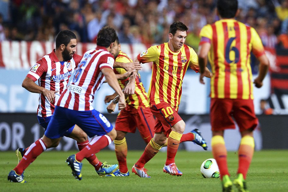 Atlético de Madrid y Barcelona empatan en la ida de la Supercopa