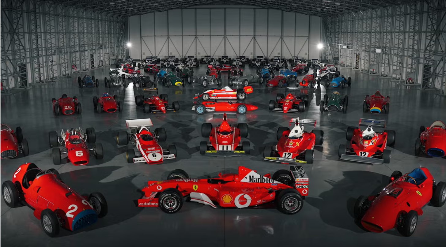 Esta es la colección de carros de F1 más grande del mundo, y está a la venta