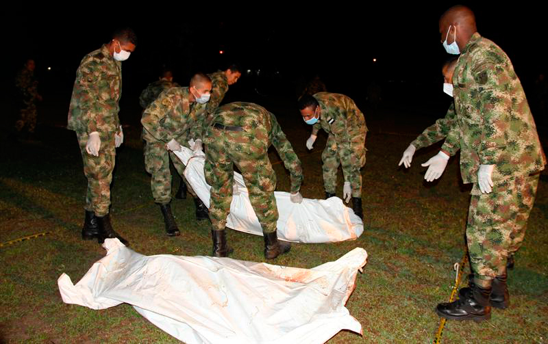 Abatidos dos cabecillas del ELN en bombardeo en Chocó