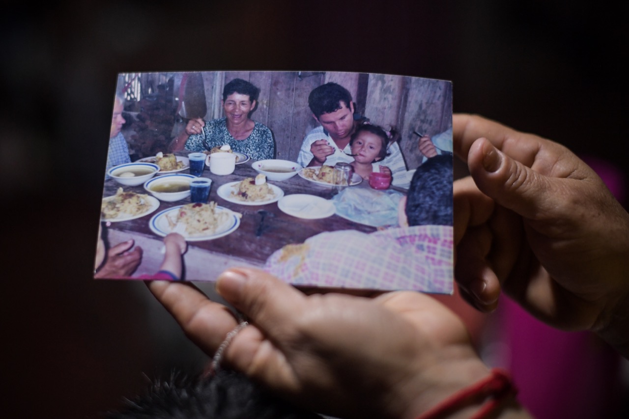 Esta es una de las últimas fotografías tomadas a doña Flor Elisa García, la madre de Keidy que continúa desaparecida.