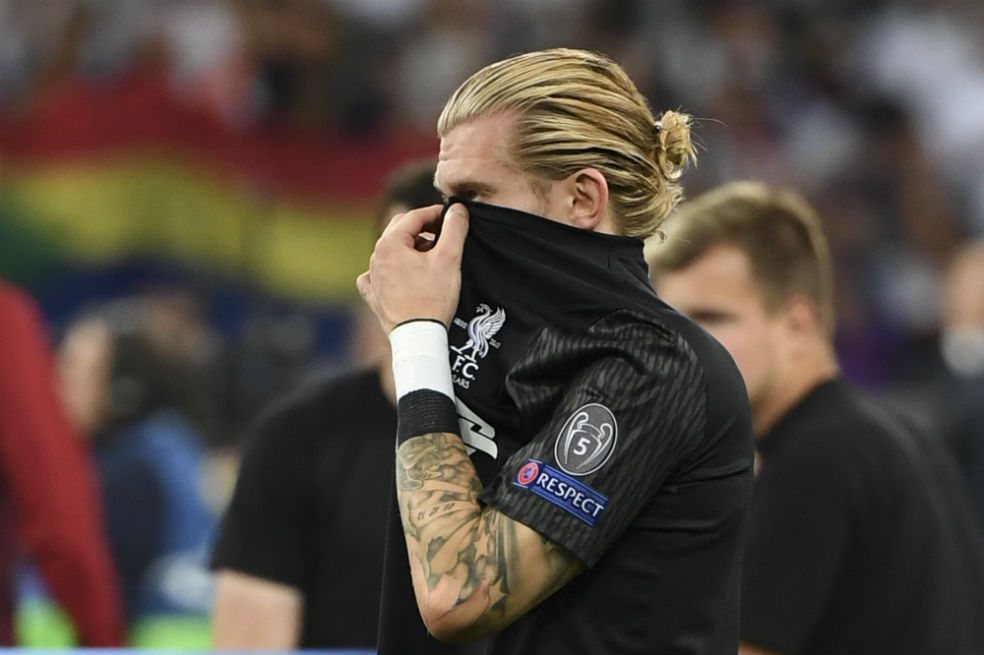 Karius sufrió una conmoción durante la final de la Liga de Campeones