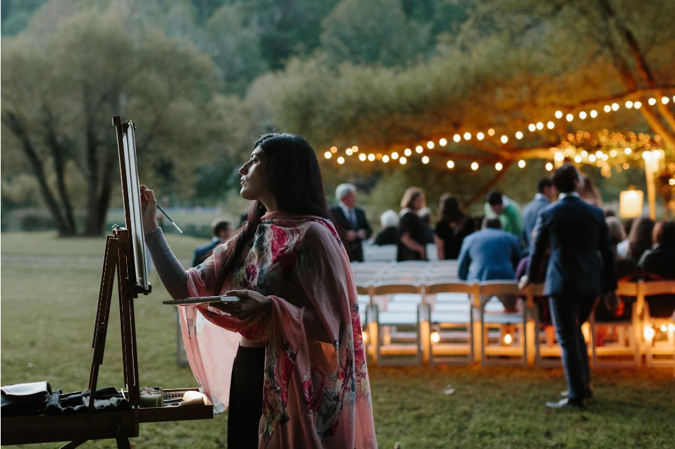 Pintar en vivo y retratar el amor, el propósito de Maggie Smith