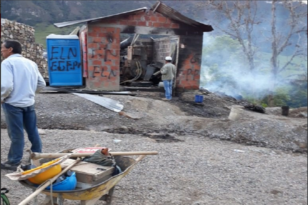 Atentado entre la vía Guaca y San Andrés, en Santander, no fue realizado por el ELN