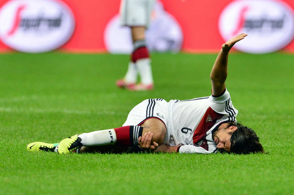 Khedira sufrió una grave lesión y se puede perder el Mundial 2014