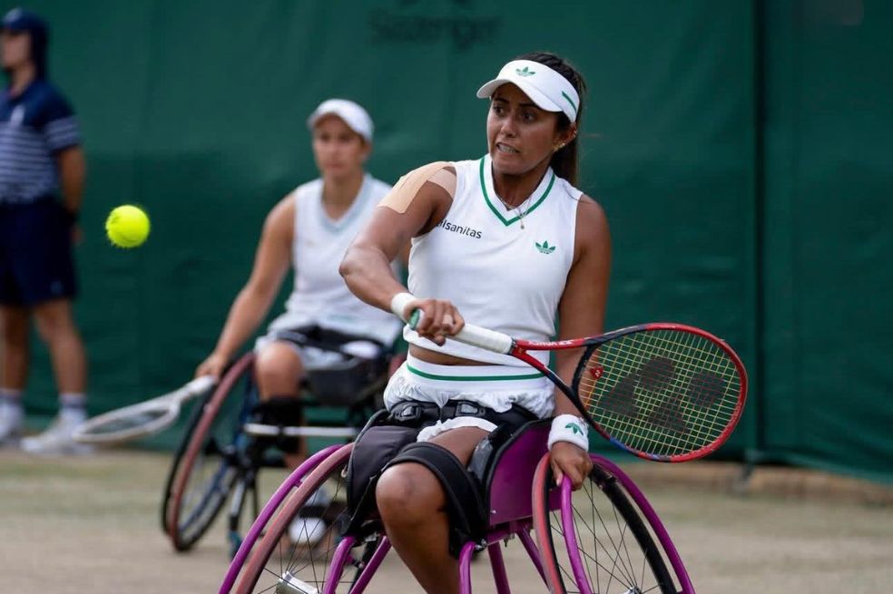 Histórico: colombiana Angélica Bernal clasificó a la final de dobles en Wimbledon