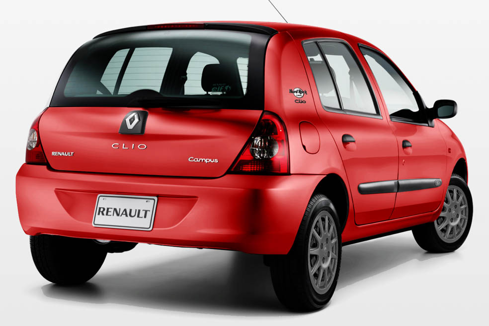 Clio, con pinta rock