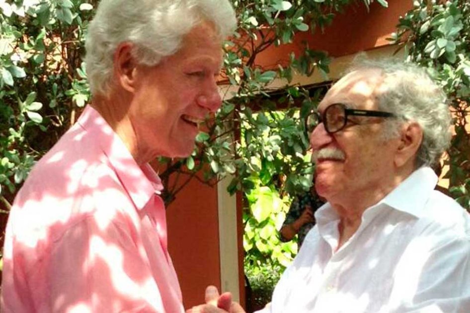 Bill Clinton visitó a su amigo García Márquez en Cartagena