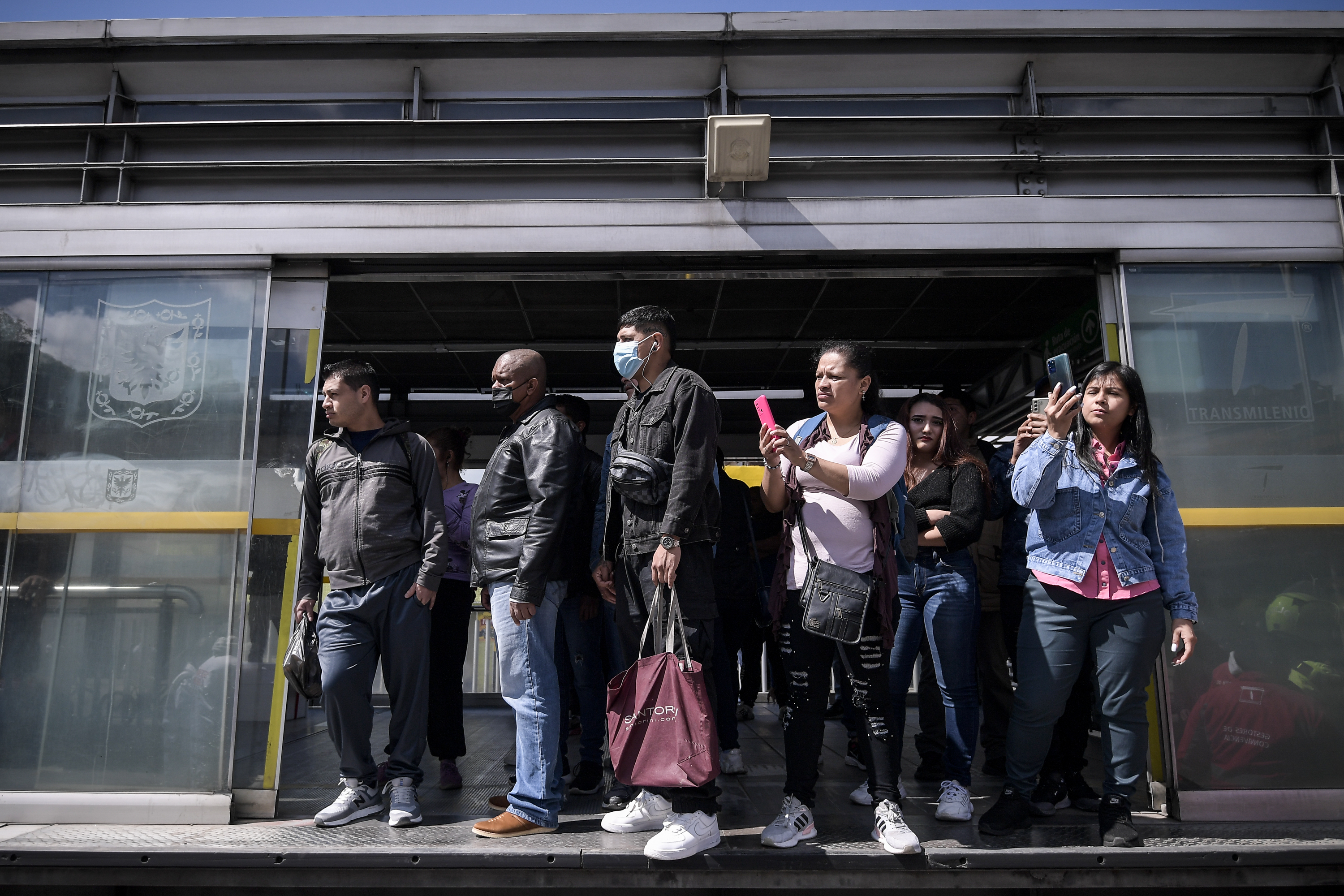 Protestas en Transmilenio por aumento de tarifas