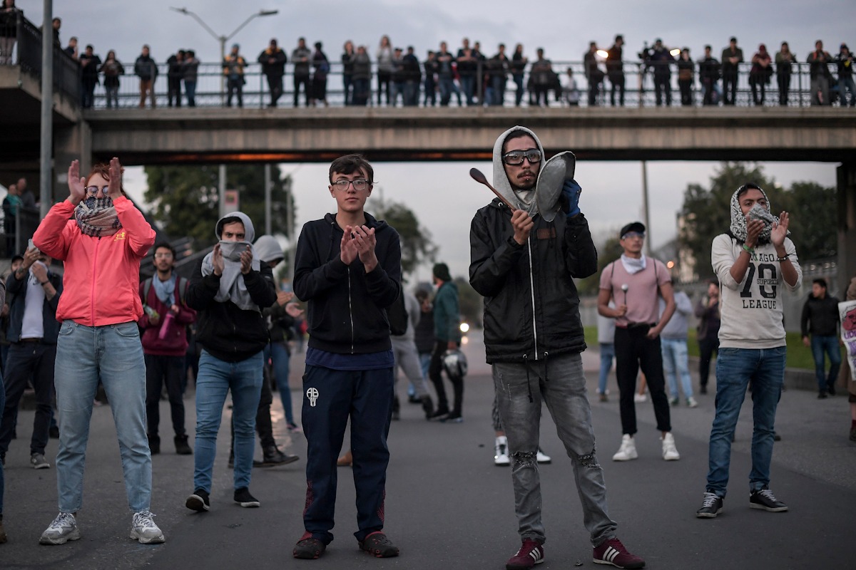 En resumen: así se vivió el cacerolazo, pese al toque de queda en Bogotá