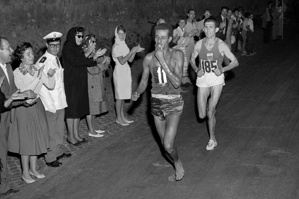 El día que Abebe Bikila se consagró como leyenda en la Ciudad Eterna
