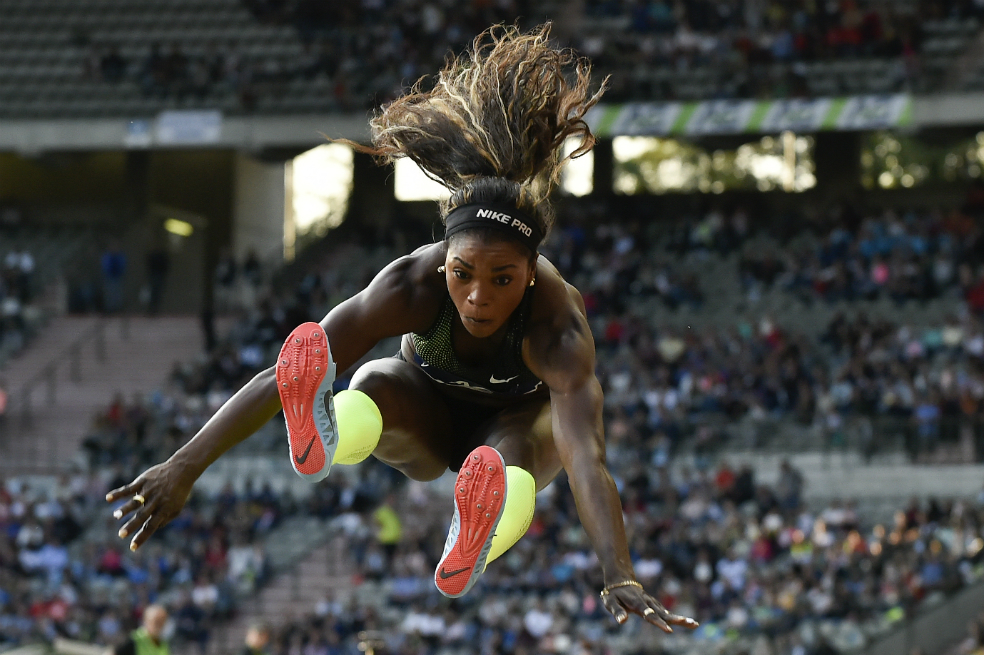 Caterine Ibargüen ganó en el salto largo de la Copa Continental de la IAAF