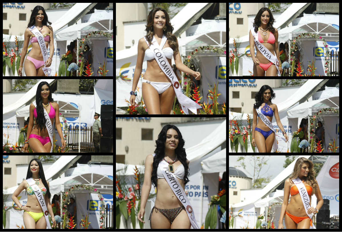 Vea el desfile en traje de baño de las candidatas del Reinado del Café