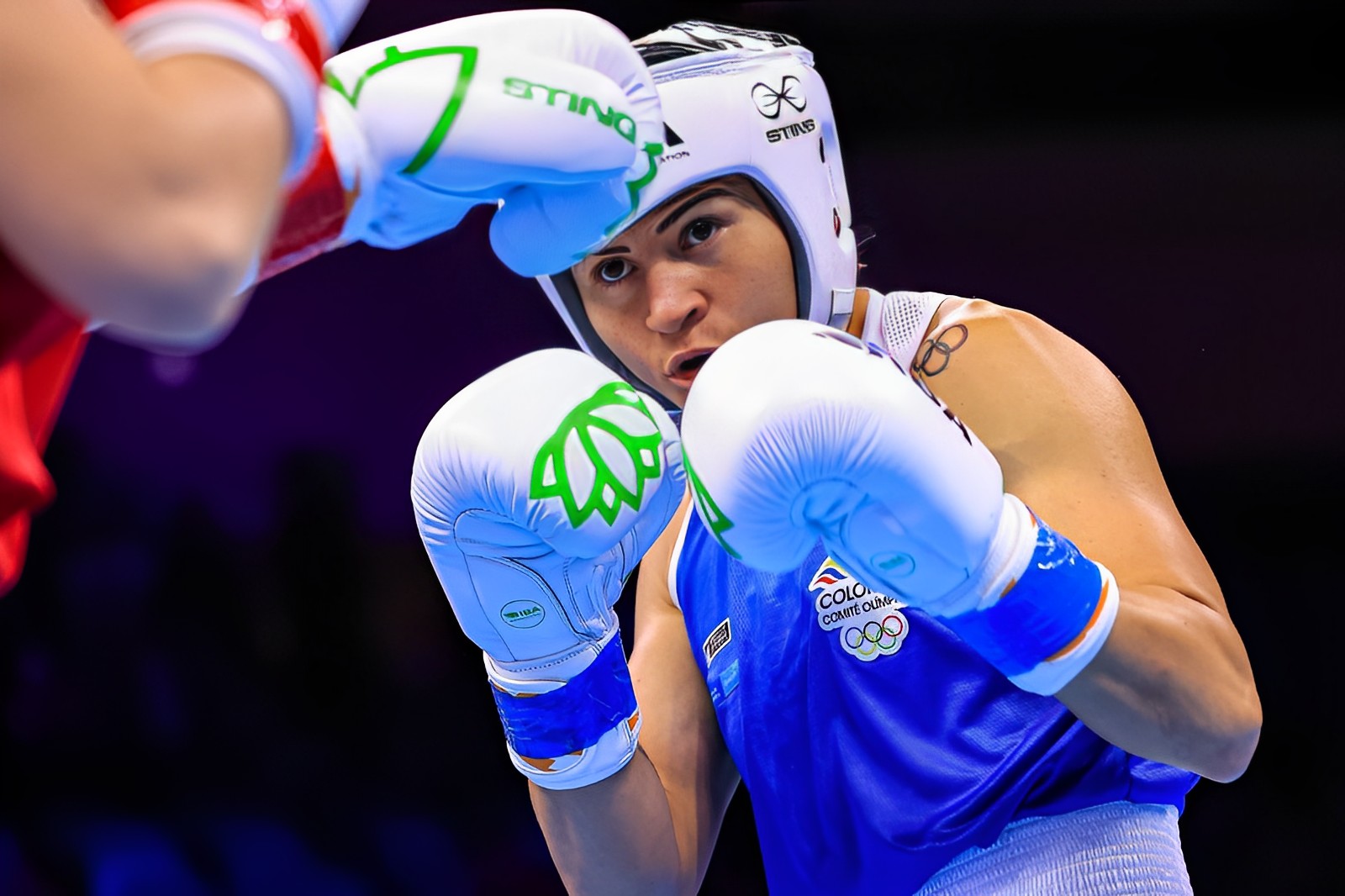 Yeni Arias, boxeadora risaraldense.