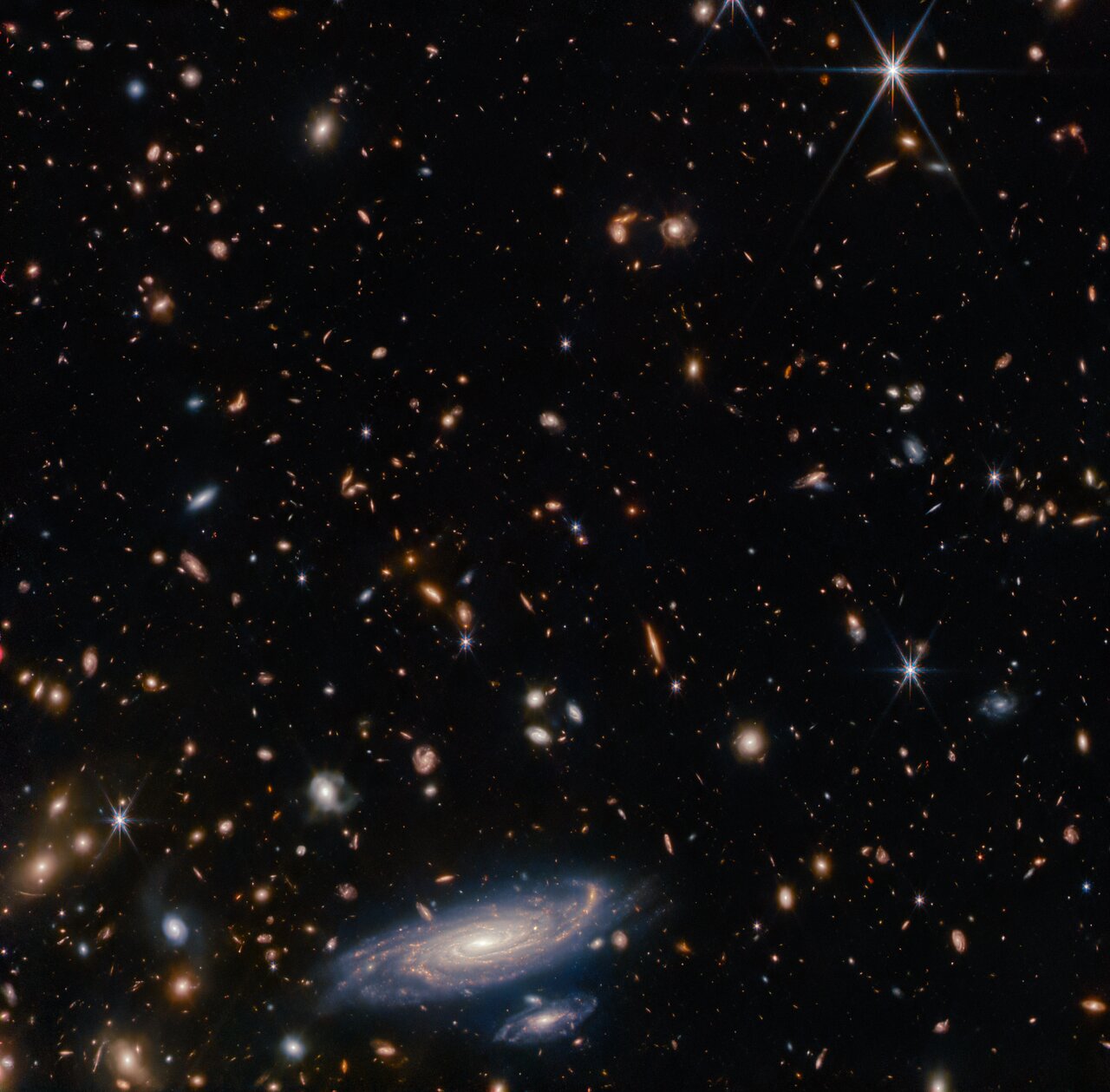 El telescopio James Webb descubre una joven galaxia parecida a la Vía Láctea